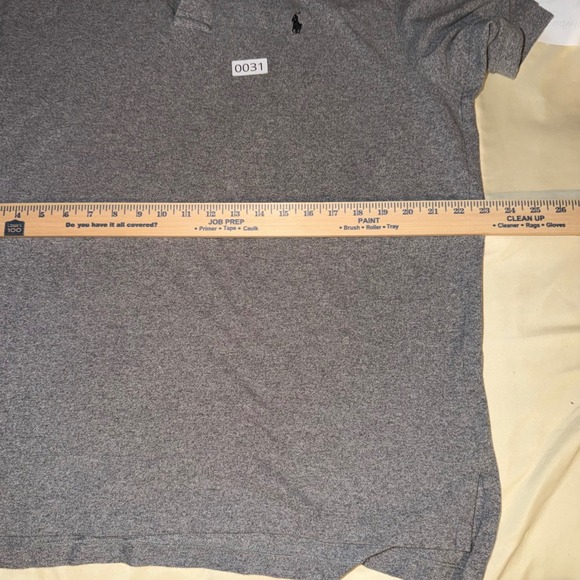 Polo Ralph Lauren Mens XL Heather Gray Short Sleeve Pony Logo Polo Shirt - Picture 3 of 5
